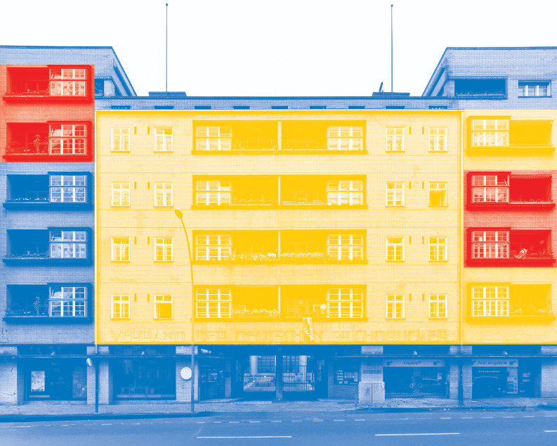 Grafische Ansicht des Buchdruckerhauses